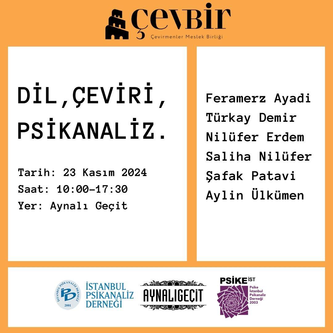 <p>Dil, Çeviri, Psikanaliz</p>